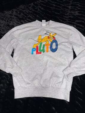 disney store pluto pullover size small